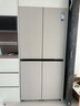 美的（Midea）首創(chuàng)45cm超薄嵌入餐邊柜家用客廳冰箱左餐右廚大容量底部散熱十字四開門國家補貼BCD-427WUSGPZM 曬單實拍圖