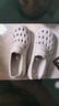 斯凱奇（Skechers）洞洞鞋貝殼泡泡鞋夏季男士踩屎感包頭外穿透氣百搭涼拖鞋243240 曬單實(shí)拍圖