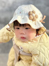 京厽春夏嬰幼兒帽子輕薄遮陽(yáng)漁夫帽可愛夏季薄款防曬帽寶寶外出帽 紅色櫻桃咖啡花朵帽 建議3-18個(gè)月42-48cm 曬單實(shí)拍圖