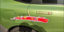 車貼劃痕車門貼紙汽車貼紙愛國車貼中國china電動車摩托車個性貼 中國夢火焰80厘米一對裝 曬單實拍圖