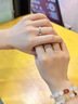 DR.KEEFFR木與枝情侶戒指999足銀女男一對(duì)小眾設(shè)計(jì)款對(duì)戒520情人節(jié)紀(jì)念禮物 女單戒 ( 送證書(shū)+禮盒)  活口 ( 可調(diào)節(jié)大小 ) 曬單實(shí)拍圖