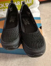 斯凱奇（Skechers）透氣淺口單鞋舒適百搭通勤平底鞋一腳蹬休閑鞋工作鞋100686 曬單實(shí)拍圖
