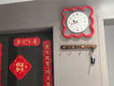 藝世界胡桃木色掛衣架墻上壁掛玄關(guān)掛衣鉤進(jìn)門(mén)口入戶(hù)衣服衣帽架黃銅掛鉤 北美黑胡桃色【4鉤】實(shí)木無(wú)拼色 曬單實(shí)拍圖