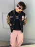 G.DUCKKIDS兒童裝男童秋裝棒球服外套2025春秋冬款新款秋季男孩大童夾棉加厚 黑色 春秋款 120 cm 曬單實拍圖