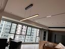Paulmann P德國柏曼護眼餐廳吊燈全光譜一字長條餐桌吧臺LED燈具簡約智能 [1.5m加長 雅光黑]柏曼節(jié)律智能 曬單實拍圖