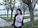 LDBE美式辣妹斜肩波點(diǎn)撞色長(zhǎng)袖t恤女爆款秋季寬松小眾設(shè)計(jì)感絕美上衣 黑拼粉 M 【95-110斤】 曬單實(shí)拍圖