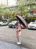 愛(ài)上雨商務(wù)原木手柄大號(hào)長(zhǎng)雨傘定制logo高端抗風(fēng)直桿雙人廣告?zhèn)阌D案字 【商務(wù)必備】16骨閃耀黑-原木柄 曬單實(shí)拍圖