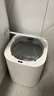 家杰優(yōu)品垃圾桶智能揮手感應11L白色家用客廳衛生間臥室廁所垃圾桶 曬單實(shí)拍圖