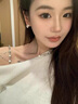 芯奢雪落梔子純白花朵耳夾女士無耳洞耳環(huán)女甜美氣質(zhì)無痛蚊香盤耳夾 蚊香盤耳夾一對（無耳洞拍） 曬單實(shí)拍圖