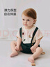 babylove嬰兒包屁衣夏季衣服短袖三角哈衣外出假兩件連體衣可愛爬服夏裝 曬單實(shí)拍圖