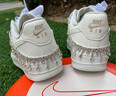 NIKE耐克女鞋【定制球鞋】夢(mèng)幻婚禮空軍一號(hào)板鞋結(jié)婚訂婚法式婚鞋板鞋 夢(mèng)幻婚禮 順豐發(fā)貨 37.5 曬單實(shí)拍圖