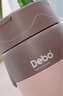 Debo德鉑304不銹鋼湯罐大容量保溫便攜便當(dāng)盒學(xué)生早餐湯杯餐杯 白色 500ml 曬單實拍圖