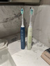 飛利浦（PHILIPS）【肖戰(zhàn)推薦】電動牙刷鉆石3系 生日禮物 成人情侶款送男生/女友 微泡水流 HX5181/02星云藍(lán) 曬單實(shí)拍圖