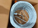 華三（H3C）六類千兆工程網(wǎng)線  CAT6類0.51純銅線芯 非屏蔽雙絞線 家裝網(wǎng)絡(luò)安防POE監(jiān)控箱線 灰色305米 曬單實拍圖