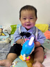 G.DUCKKIDS童裝兒童西裝套裝男童夏季一歲寶寶衣服學(xué)院風(fēng)中小童夏裝周歲禮服 豎條皇冠米色aoeeqec 80 cm 曬單實(shí)拍圖