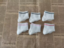 浪莎襪子女夏季白色短筒女襪100%純棉吸汗防臭全棉襪夏天網(wǎng)眼透氣短襪 白色 6雙 均碼 純棉女襪均碼35-40碼 曬單實(shí)拍圖