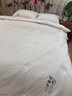 赫蒙莎四季被夏涼被子秋冬被芯春秋冬季加厚被褥學生宿舍單雙人冬被棉被 奶白色【羽絲棉填充】AT 150*200cm【夏涼被】 曬單實拍圖