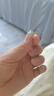 央創(chuàng)時(shí)尚【中國(guó)黃金授權(quán)】和田玉銀925耳釘女耳飾七夕情人節(jié)生日禮物女友 曬單實(shí)拍圖