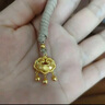 周大生黃金吊墜古法金足金花絲如意福鎖包金珠七夕情人節(jié)禮物送女友 中版-7.15g 配可調(diào)節(jié)頸繩 曬單實拍圖