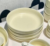 四伴奶油風(fēng)餐具套裝家用清新高級感輕奢喬遷碗盤(pán)碗具碗筷餐具 6人食30件配湯碗【禮盒裝】 曬單實(shí)拍圖