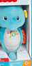 費雪（Fisher-Price）生日禮物兒童玩偶小海馬哄睡安撫新版聲光安撫海馬（藍色）GCK71 曬單實拍圖