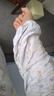 婧麒（JOYNCLEON）月子服春夏竹棉薄孕婦睡衣產后哺乳待產胸墊家居服藍XL Jyz157092 曬單實拍圖