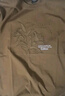 卡賓（CABBEEN）【涼感】質(zhì)感刺繡短袖T恤男2024夏新款潮流純色時尚街頭上衣 咖啡色65 XL /180/52 曬單實拍圖