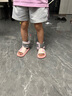 JCZS鐵砂負(fù)重沙袋手腳負(fù)重沙袋 運(yùn)動(dòng)跑步訓(xùn)練健身裝備 紫、1kg兩只加起來(lái)總重 曬單實(shí)拍圖