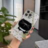 瑪爾扎 可愛波點大臉貓適用蘋果16promax手機殼新款iphone15pro時尚補妝鏡14彩繪高級感13簡約12硅膠防摔 電鍍鏡面-波點大臉貓 iPhone 16 Pro Max 曬單實拍圖