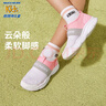 Skechers斯凱奇夏季中大童柔軟網面休閑鞋女孩兒童透氣清爽一腳蹬303200L 曬單實拍圖