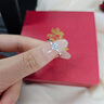 老鳳祥六爪銀戒指女新款時(shí)尚活口指環(huán)結婚紀念日禮物送女友老婆生日實(shí)用 六爪單鋯戒指-品牌禮盒 曬單實(shí)拍圖
