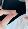 潮宏基霜降雪花鉑金耳釘女PT950耳飾送女友生日禮物 計(jì)價(jià)工費(fèi)170元 預(yù)售 0.85g 克重以實(shí)物為準(zhǔn)，多退少補(bǔ) 曬單實(shí)拍圖