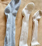 全棉時代嬰兒襪子新生寶寶嬰幼兒襪子純棉長筒襪過膝襪12cm-14cm 曬單實拍圖