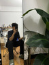 CLOR薄款速干褲子百搭寬松休閑褲美式褶皺運動透氣工裝褲CL65黑色2XL 曬單實拍圖