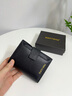 班亞奴荔枝紋頭層牛皮短款錢(qián)包女真皮多卡位獨立駕駛證卡包拉鏈零錢(qián)包女 黑色（頭層牛皮-防盜刷） 曬單實(shí)拍圖