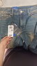 杰克·瓊斯（JACK&JONES） 春季新款時(shí)尚潮酷長(zhǎng)褲子百搭舒適貓須高彈直筒牛仔褲男225132138 曬單實(shí)拍圖