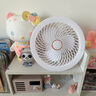 RICH YOUR HOME德國品質(zhì)吊扇床上靜音大風(fēng)力迷你電風(fēng)扇宿舍帶燈按鍵充電款學(xué)生新款 [白·15000毫安]充插兩用 標準 曬單實拍圖