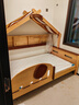 LINSY KIDS林氏家居兒童床兒童房床護(hù)欄床帶抽屜單人樹屋床室內(nèi)儲(chǔ)物全實(shí)木床 床(贈(zèng)護(hù)欄)+房頂+書架+抽屜+床墊 1200mm*1900mm 曬單實(shí)拍圖