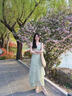 蕓蕁裙子女夏季2025新款韓系甜美度假吊帶夏季溫柔感多巴胺不規(guī)則下擺 連衣裙[送頭巾] M 曬單實拍圖