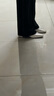 TOOMANYSHOES 【明星同款】 榛子蛋糕新款瑪麗珍鞋淑女復古粗跟小皮鞋婚鞋女鞋 白色 38 曬單實(shí)拍圖