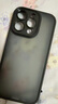 ROCK適用蘋果16Pro手機(jī)殼iPhone16 Pro保護(hù)套膚感鏡頭全包精孔親膚防摔簡約硅膠不粘指紋男女款黑色 曬單實(shí)拍圖