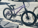 20寸22寸品牌變速山地車(chē) 碟剎減震自行車(chē) 高顏值新款學(xué)生單車(chē)mt 貴族紫 20英寸 曬單實(shí)拍圖
