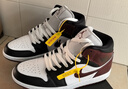 耐克NIKE緩震籃球鞋男喬丹AJ1 JORDAN1中幫運(yùn)動(dòng)鞋 HF3216-102黑紅42 曬單實(shí)拍圖