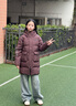 波司登（BOSIDENG）25年新款男女兒童長款5A抗菌4防面料蓬松連帽羽絨服T250246916DS 【店長推薦】漠影棕7C09 160 /80 約 150-160cm 45kg 曬單實拍圖