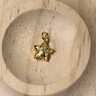 沃爾金沃爾金黃金吊墜古法錘紋隕石星星轉(zhuǎn)運珠愛心足金鑲嵌月亮小蠻腰女 0.85g，星星吊墜【多退少補】 曬單實拍圖