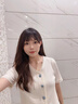 京多夢v領(lǐng)正肩短款短袖t恤女夏裝2025夏季新款針織小衫修身顯瘦百搭上衣 杏色 L 杏色（100-115斤） 曬單實(shí)拍圖