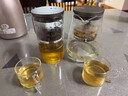尚明鋁蓋磁旋玻璃內(nèi)膽飄逸杯大容量泡茶壺家用辦公功夫茶具茶水分離壺 槍黑色 500ml 曬單實(shí)拍圖