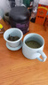 尚言坊汝窯茶杯辦公會議茶杯個人泡茶杯茶水分離杯高檔陶瓷茶具喝茶杯子 曬單實(shí)拍圖