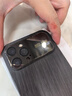 米獅適用iPhone手機殼新款蘋果手機保護殼木紋超薄全包防摔鏡頭膜一體防塵網硬殼簡約輕奢高級感 iphone12promax【大視窗黑木紋+ 曬單實拍圖