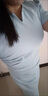 吻朵玫法式氣質(zhì)名媛高端女神范高級感端莊大氣正式場合淺藍色連衣裙夏季 淺藍色連衣裙 M 曬單實拍圖